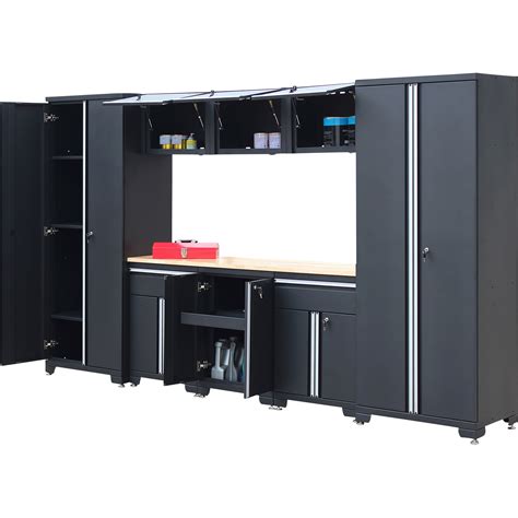 Gstandard 9pc Classic Garage Cabinet Storage System 1298inl X 186ind