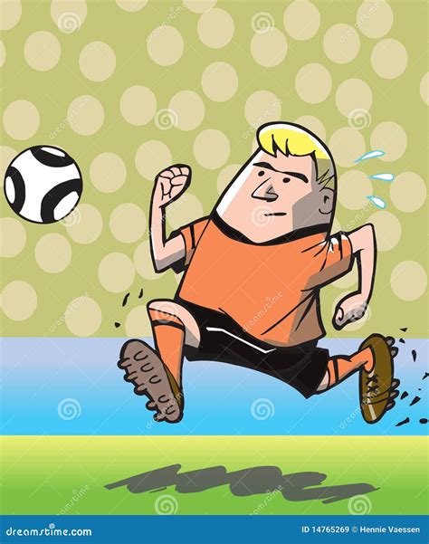 Running Soccer Player Stock Vector Illustration Of Running 14765269