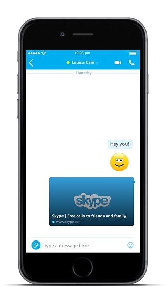 Skype For Iphone Updated With Web Links In Previews For Chat Apple