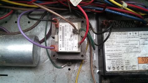 Older gas furnace wiring diagram. I have a YORK D1NA048N11006C furnace with a Honeywell ...