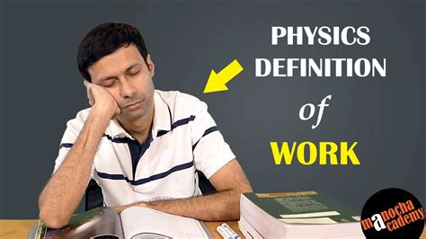 Work And Energy Definition Of Work In Physics Youtube