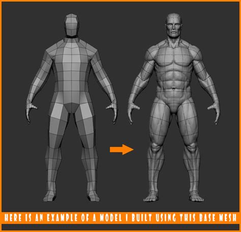 Low Poly Male Model By 3dshady 3docean Low Poly Character Low Poly
