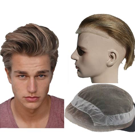 Buy Nlw Blonde Hair Toupee For Men Light Color Hair Pieces For Men