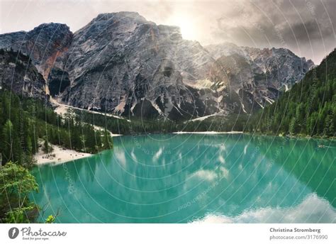 Braies Wild Lake A Royalty Free Stock Photo From Photocase