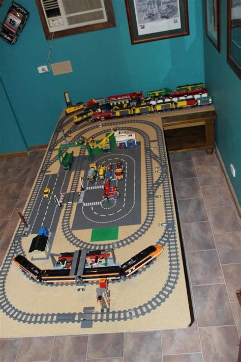 Simple Layout And Shunting Yard Lego Train Tech Lego Trains Lego