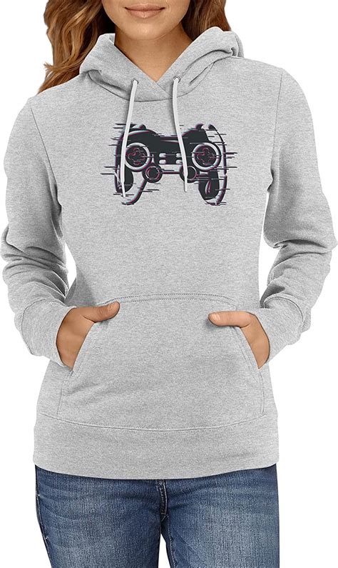 Cprint Gamer Girl Woman Hoodie Sweatshirt Ps Gamepad Nerd Geek Arcade