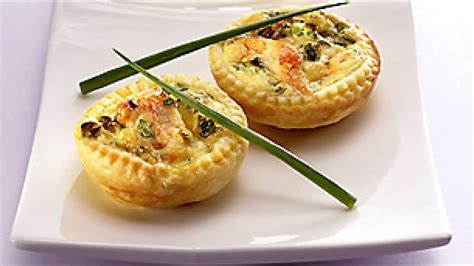 Great Party Appetizers Mini Quiche Filled With Bacon