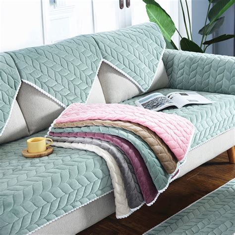 Fabric Soft Sofa Couch Cover Non Slip Slipcover Sofa Towel Protective Mat Living Room Sale