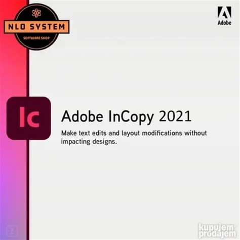 Adobe Incopy 2021 Kupujemprodajem