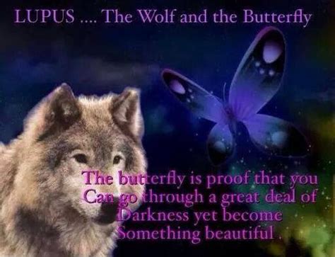 Lupus Purple Wolf Tatoo