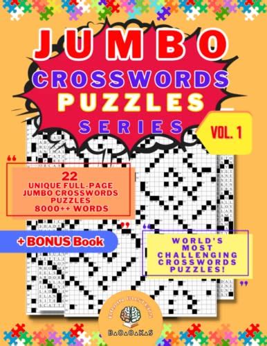 Jumbo Crossword Puzzles Series Volume 1 By Brainbustersbooks Goodreads