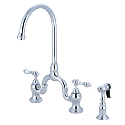 Today's updated kitchens should have faucets with diverse. Kingston Brass KS7791ALBS English Country Kitchen Bridge ...