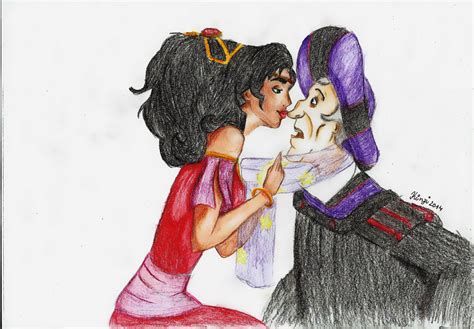 Frollo And Esmeralda By Glassdoe On Deviantart