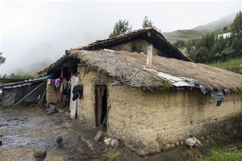 House Mud Adobe Andes Peru Stock Photo Image Of Cold 143000828