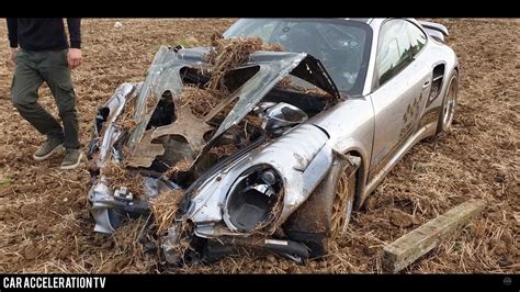 1800 Hp Porsche 911 Turbo Too Fast For Runway Crashes At 90 Mph