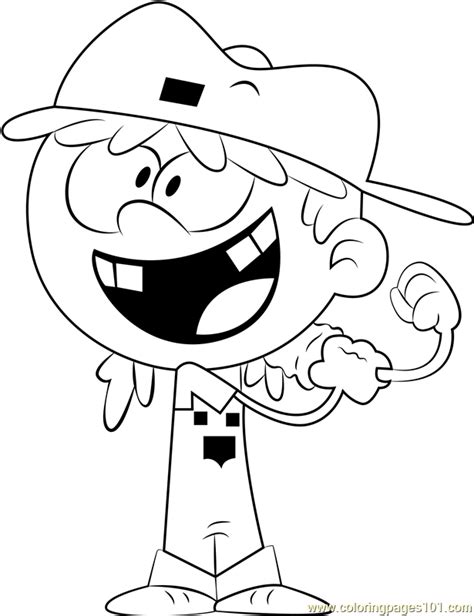 Lana Loud From The Loud House Coloring Pages The Loud House Coloring