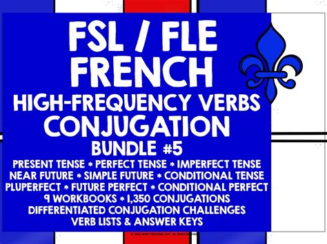 French Conjugation Practice 5 Teaching Resources