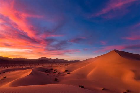 Download Mountain Sunset Sky Nature Landscape Sand Dune Sand Desert Hd