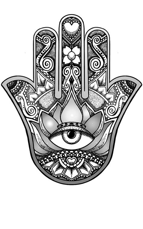 Hamsa Hand Design By Andywillmore On Deviantart
