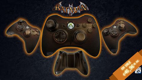 Gotham Is On Fire Custom Xbox 360 Joystick Sold By Ricepuppet On