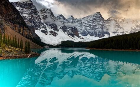 Download Wallpapers Moraine Lake Mountain Lake Turquoise Lake Banff