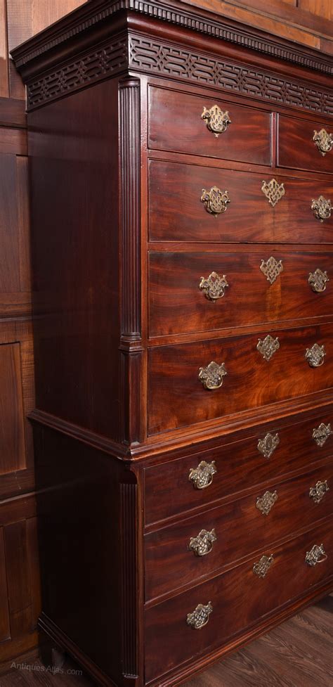 Superb Georgian Mahogany Chest On Chest Antiques Atlas