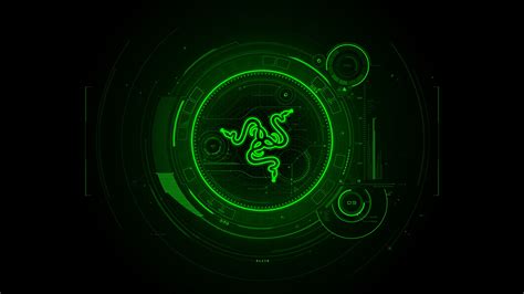 Razer Green Gaming Series Snake Logo Wallpapers Hd