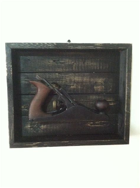 vintage tool display, tool shadow box, shadow box with tools, art of