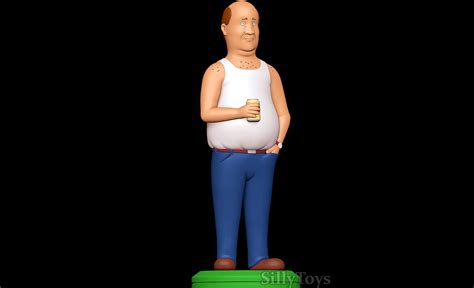 Bill Dauterive King Of The Hill 3d Print Model By Sillytoys