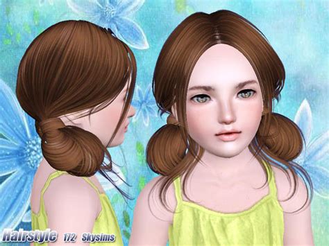 The Sims Resource Skysims Hair Child 172