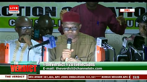 inec resumes collation of results in imo the verdict youtube