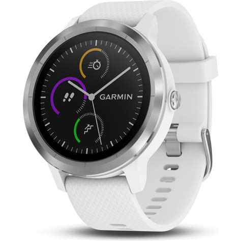 Garmin Vivoactive 3 Activity Tracking Gps Smartwatch White And Steel