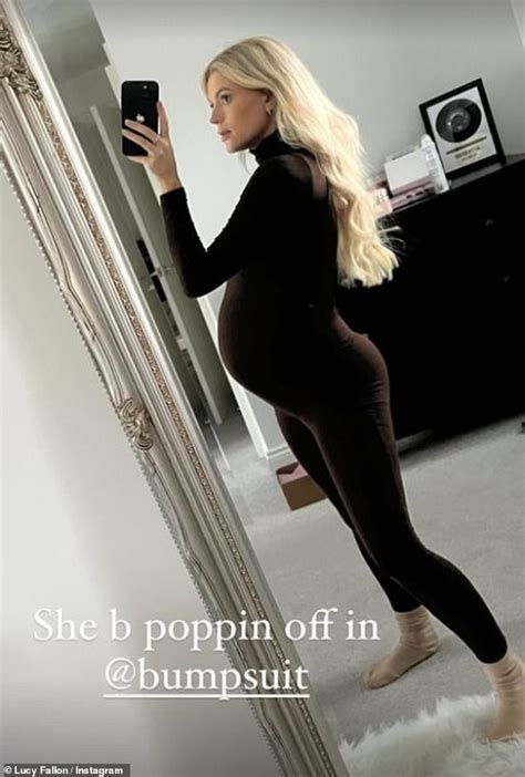 Pregnant Lucy Fallon Shows Off Her Growing Baby Bump In A Brown