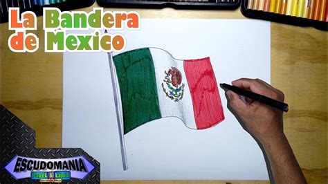 Como Dibujar La Bandera De Mxico Paso A Paso Y Muy Facil Dibujos Para