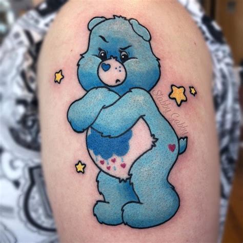 Top 30 Care Bears Tattoos Littered With Garbage 90s Baby Tattoo Baby