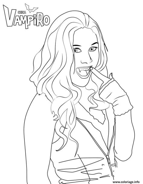 Coloriage Vampire Chica Vampiro Dessin Vampire à Imprimer