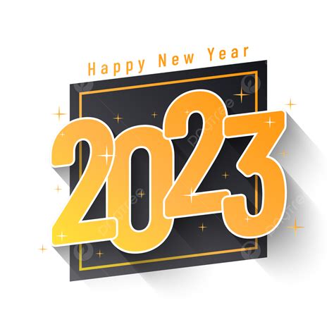 New Year 2023 Vector Art Png 2023 Happy New Year Poster 2023 Clipart