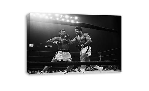 Muhammad Ali The Greatest Canvas Wall Art Etsy