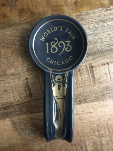 Fiesta Slate Spoon Rest Chicago Worlds Fair Charles Hosmer Morse Museum