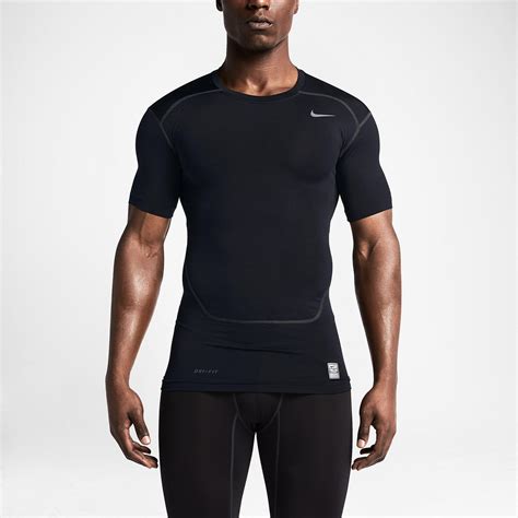 Nike Pro 20 Combat Core Short Sleeve Shirt Blackcool Grey