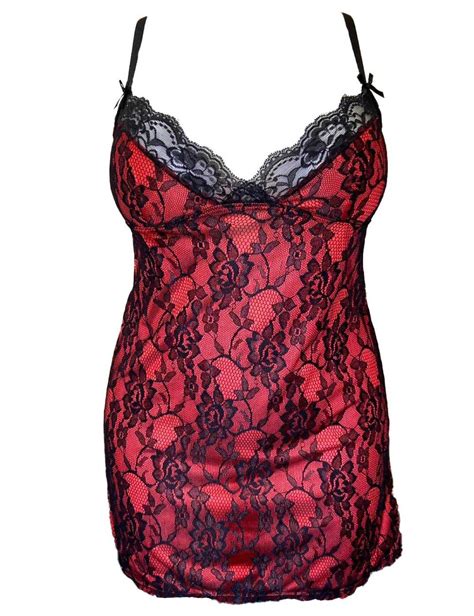 Dreamgirl Plus Size Soft Cup Chemise Belle Lingerie