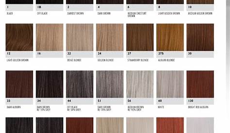 wig color chart guide