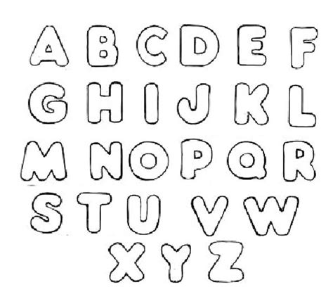 Pulsa sobre la letra que desees para acceder a los moldes: Moldes de letras em EVA para imprimir e recortar ...