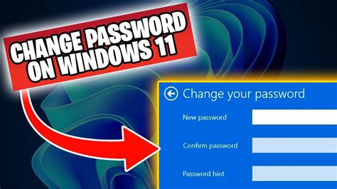 Windows 11 How To Change Password Youtube