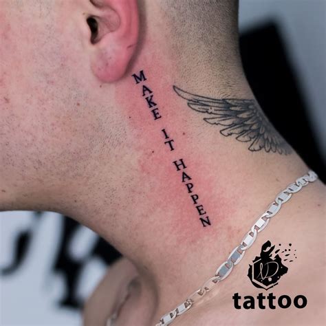 Name Tattoo Ideas On Neck