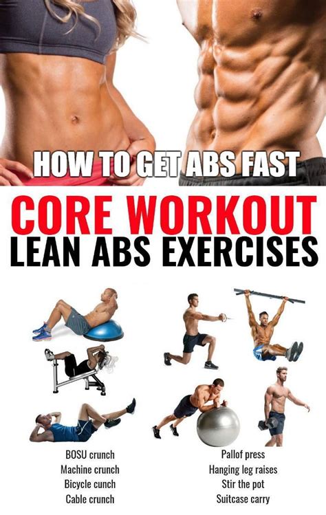 17 most effective abs and core exercises to do at the gym abs workout six