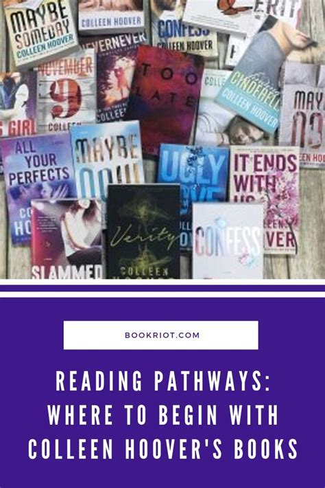 Where To Start With Colleen Hoover Books Book Riot