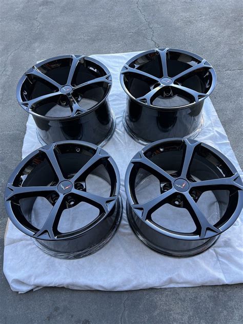 Gm Oem Corvette C6 Grandsport Grand Sport Z06 Zo6 Black 3lt Wheels Rims