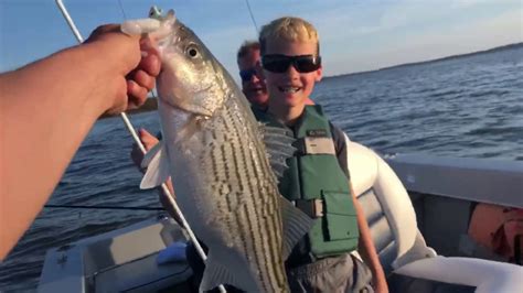 Lake Texoma Striper Guides Social Distancing Father And Son Adventure Youtube