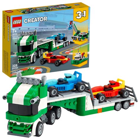 Lego Creator 3in1 Race Car Transporter 31113 For Kids Who Love